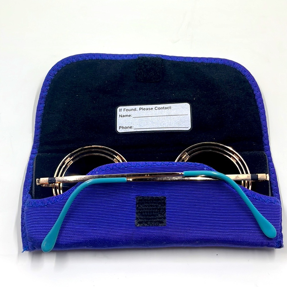 Dolce Vita Vintage Sunglasses & Case Made in Italy Gold Plated 24KT - Picture 11 of 14
